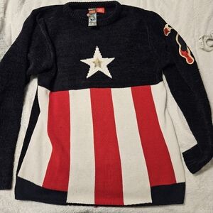 Vintage Marvel Captain America sweater